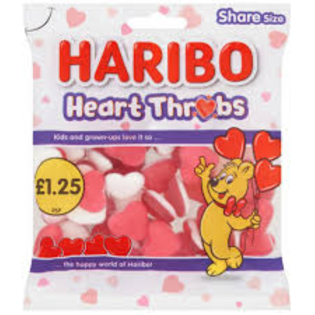 HARIBO HEART THROBS 140G